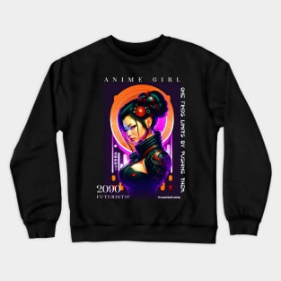 Anime Gamer Girl Crewneck Sweatshirt